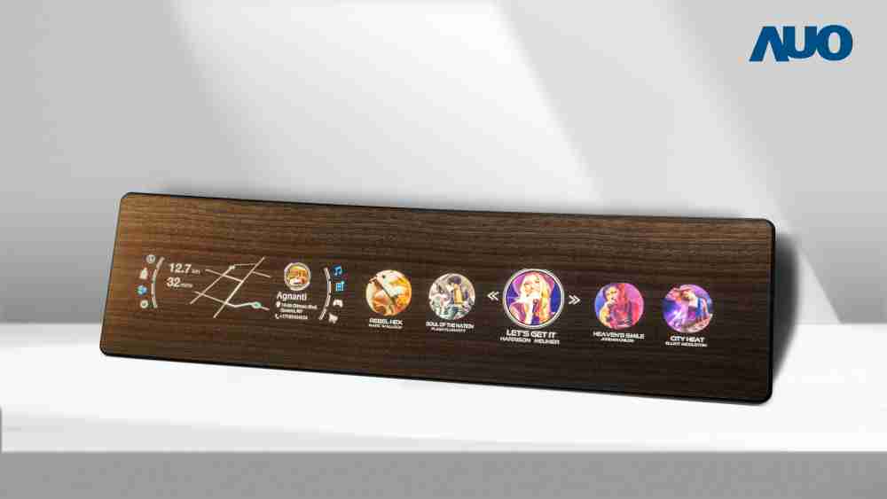 EBpay研发全球最高穿透度达80%的AmLED木纹显示器，，，可于使用时呈现高亮度、、清晰可见的信息，，，，并在不使用时回归为单纯的饰板，，，节能兼具美观